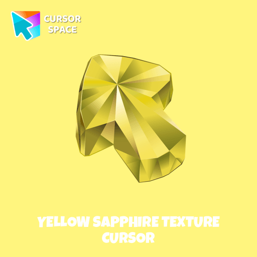 Yellow Sapphire Texture cursor